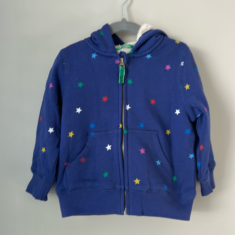 Mini Boden Navy Star Jacket 2-3Y